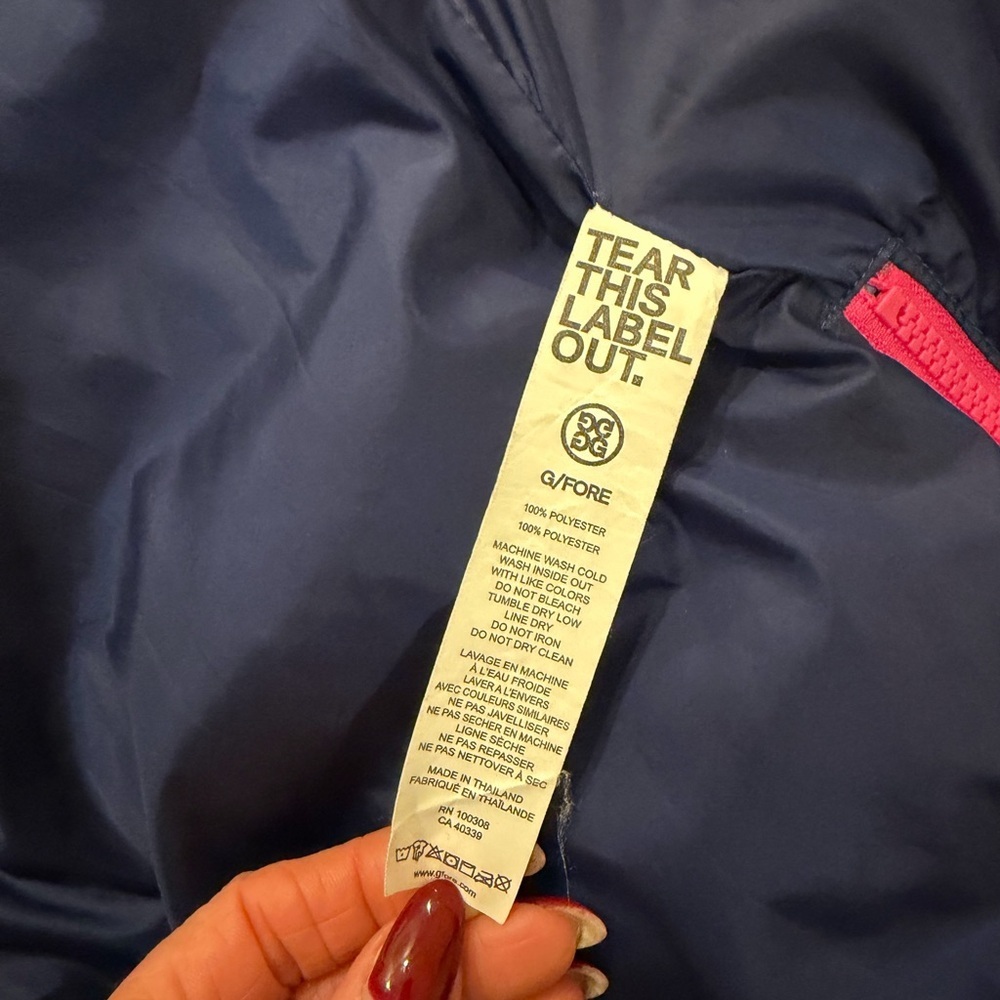 G/FORE Women's Blue Puffer Coat - Picture 2 of 8